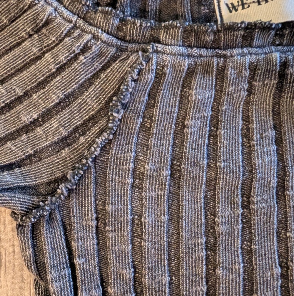 Free People NWOT Meant To Be Tee in Black Heather sz XS - Picture 10 of 12